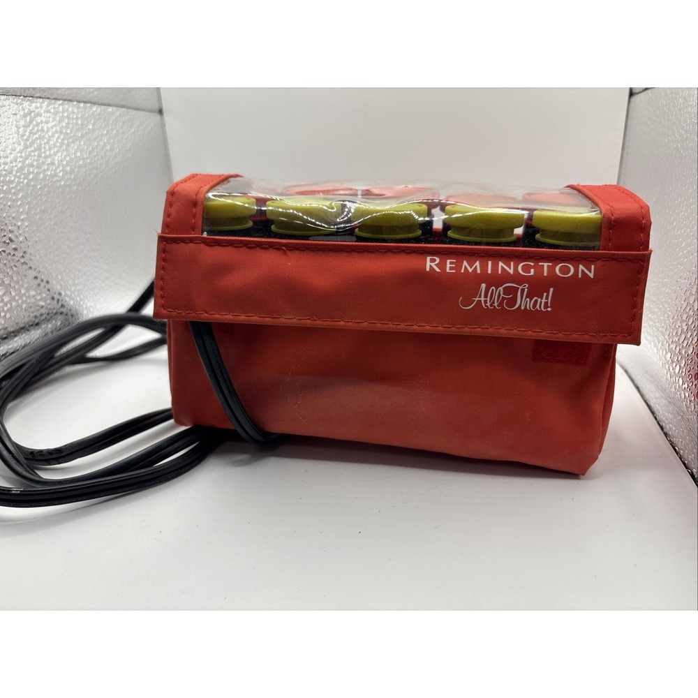 Remington All That Travel Heated Hair Rollers Set with Case 10 Rollers Tested